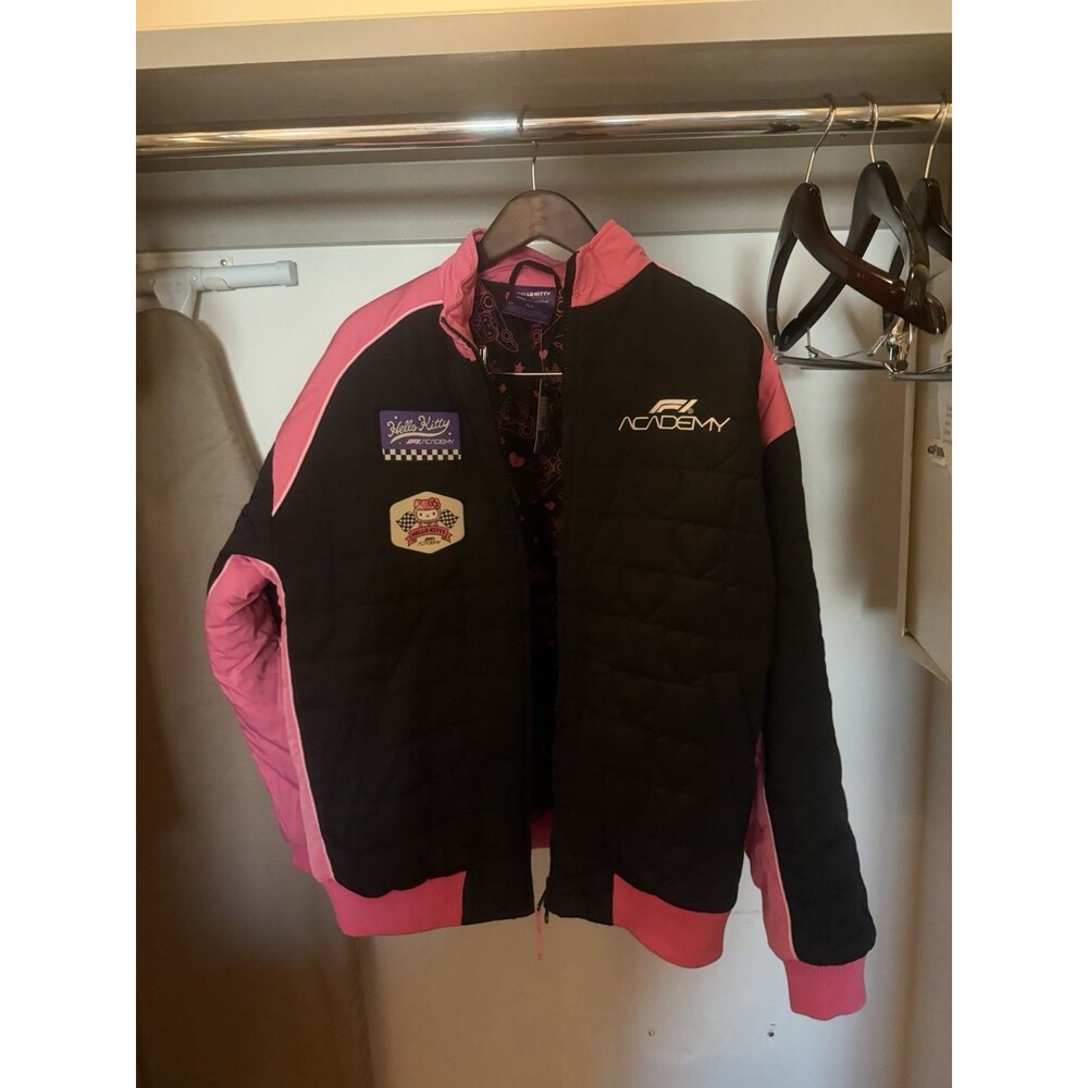 Exclusive Hello Kitty F1 academy race jacket Las Vegas Rare  XL